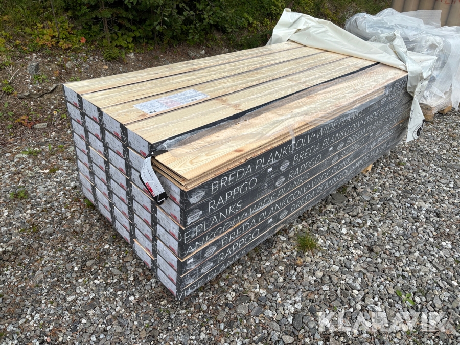 Plankgolv Rappgo Ek Vitvax 93 kvm