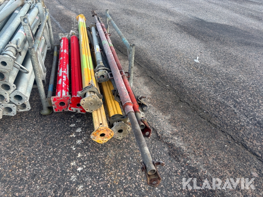 Stämp 7st + 4st väggstöd