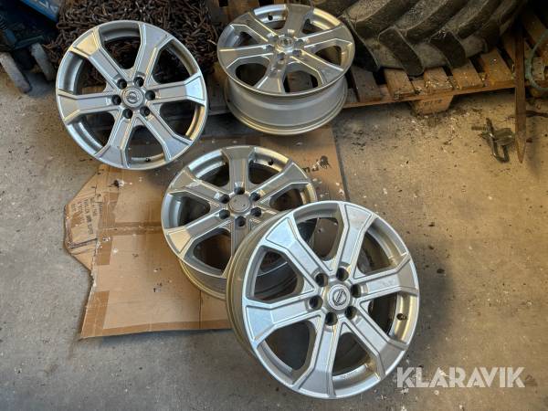 Fälgar Nissan 17 tum 4 stycken