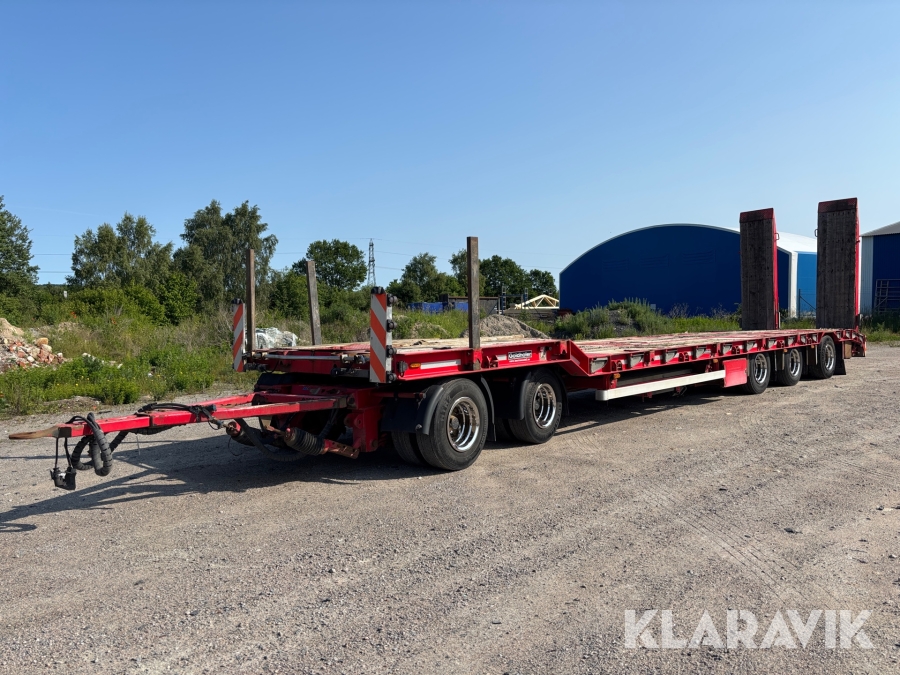 Maskinsläp Goldhofer 5-axlad