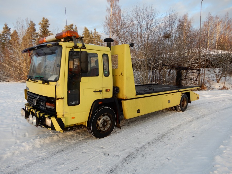Bärgningsbil flakbärgare