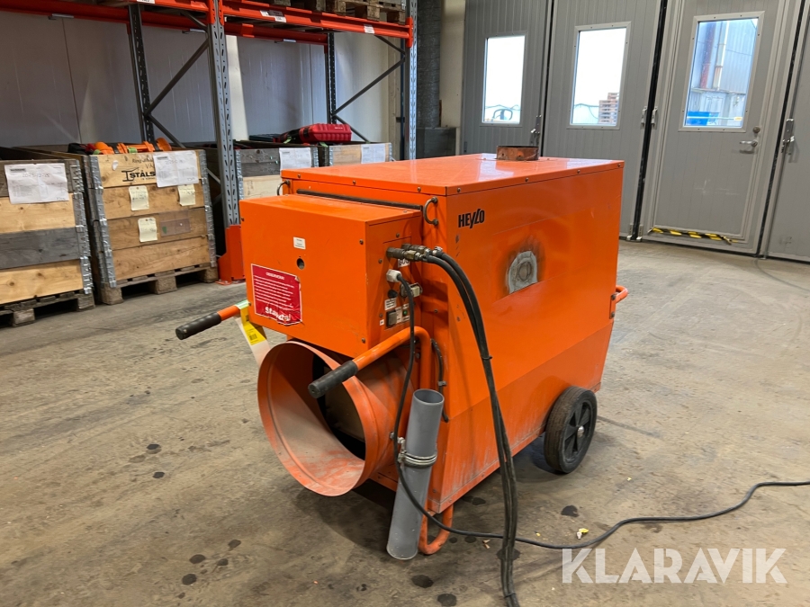 Luftvärmare värmeväxlare olja 50 kw Heylo K50