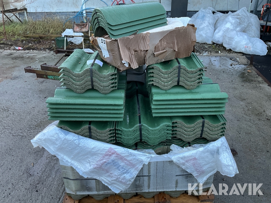 Betongpannor Benders Palema Benderit Grön