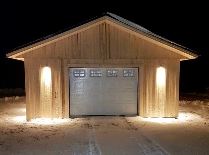 Garage i moduler, ca 53 kvm