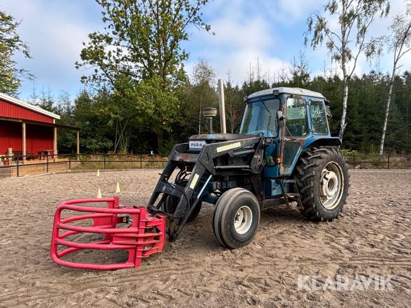 Traktor Ford 7700 med frontlastare & redskap