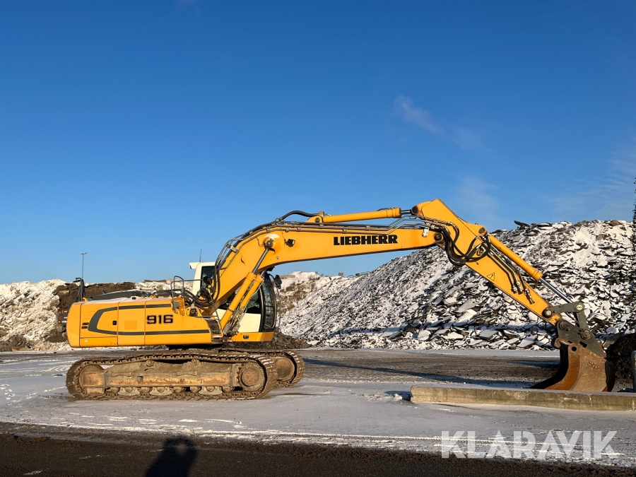 Grävmaskin Liebherr R916 LC Litronic med redskap