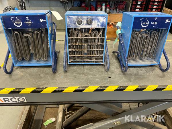 Varmluftsfläktar El-Björn VF 9B