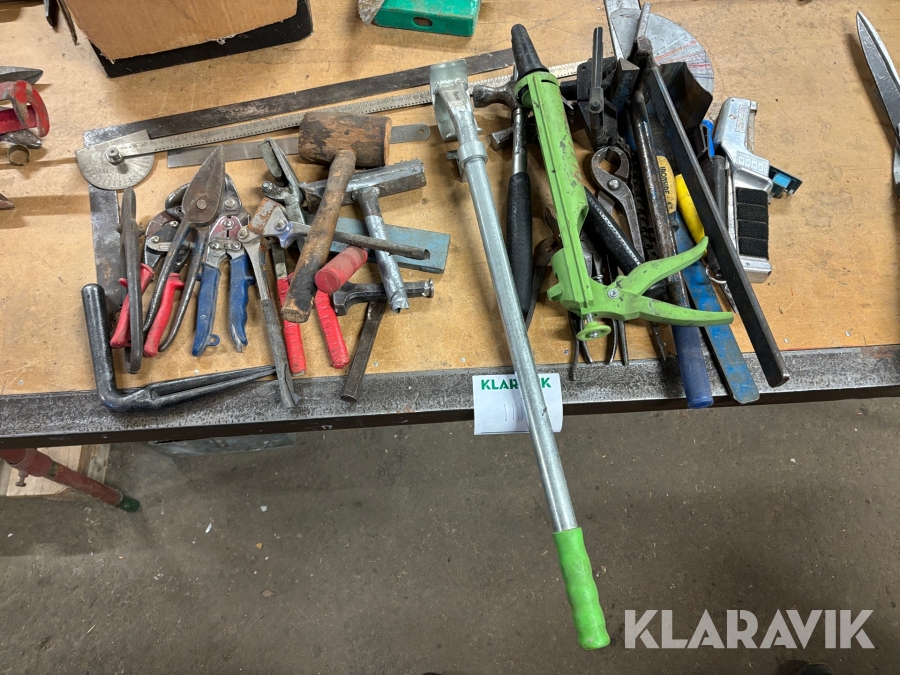 Diverse plåtslageriverktyg ca 24st