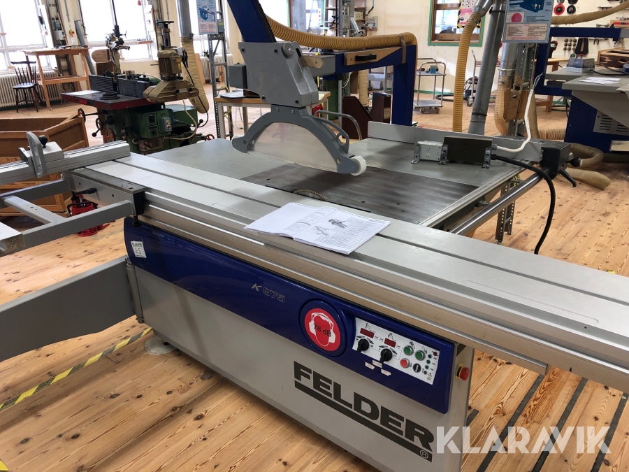 Justersåg Felder K975 med ritsspindel