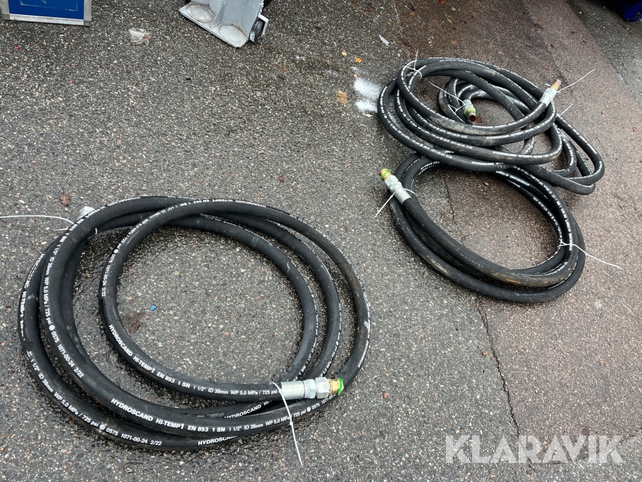 Hydraulslang 4 st Hydroscand 1 1/2