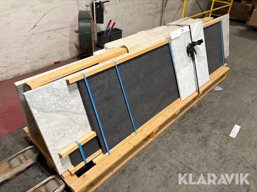 Bänkskivor i sten 6st