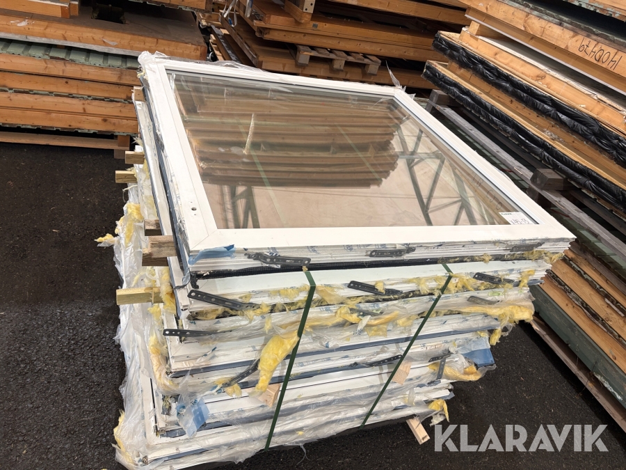 Plastfönster Salamander 8 st