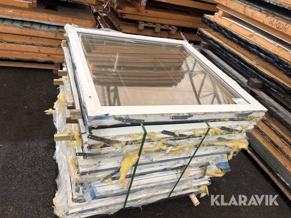 Plastfönster Salamander 8 st