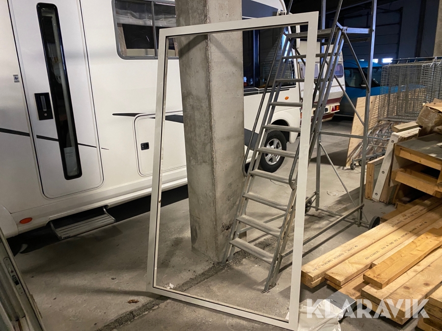 Aluminiumbågar för glasparti Thoruns 3st