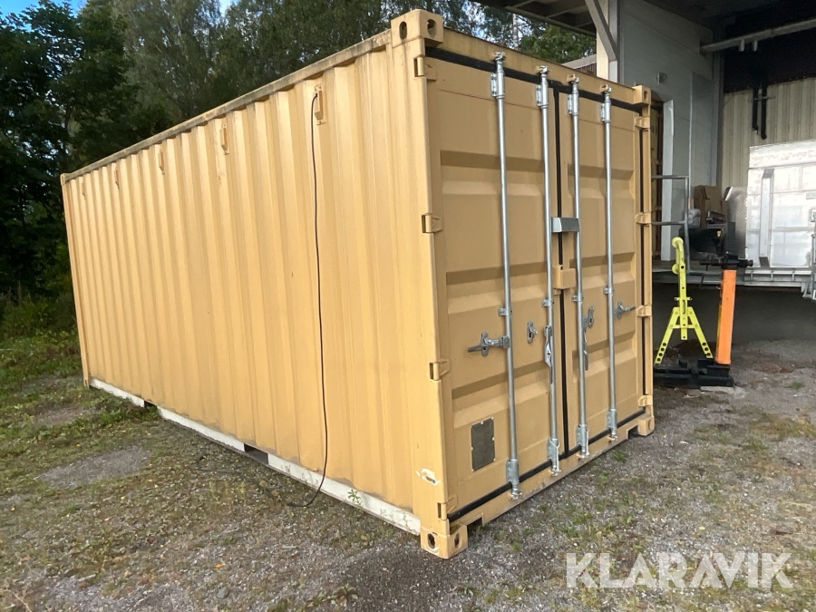 Container  20 fot med fötter