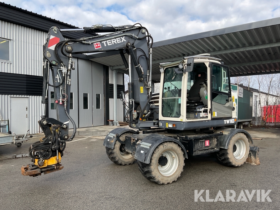 Grävmaskin Terex TW110 med tippvagn