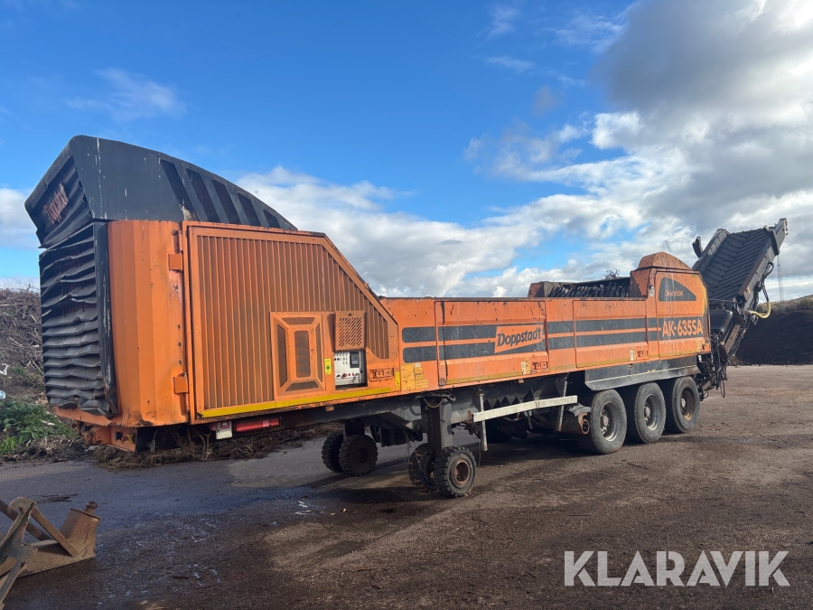 Mobil Finkross Doppstadt AK-635SA för sopor / flis