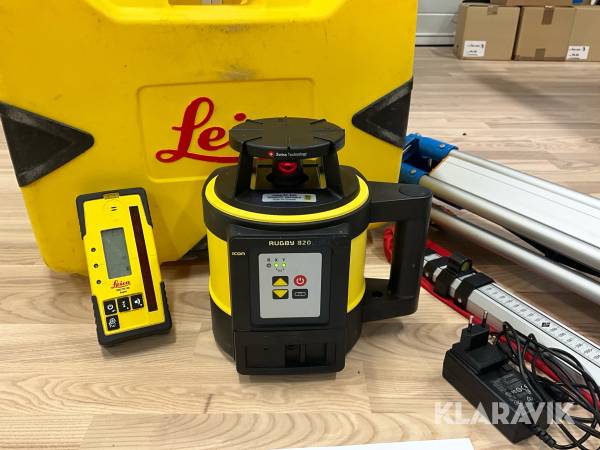 Planlaser Leica Rugby 820 kalibrerad