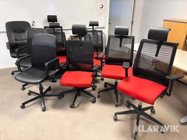 Kontorstolar 10st