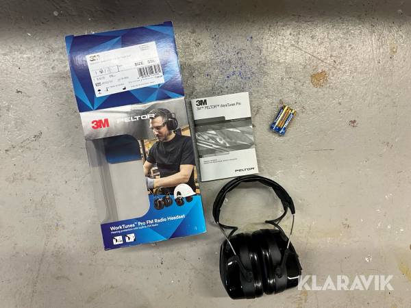 Hörselskydd 3M Peltor Worktunes Pro FM Radio Headset