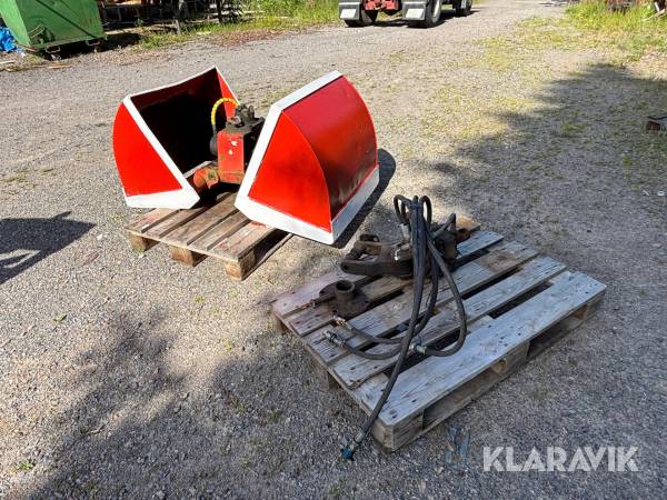 Skopa med rotator till kran