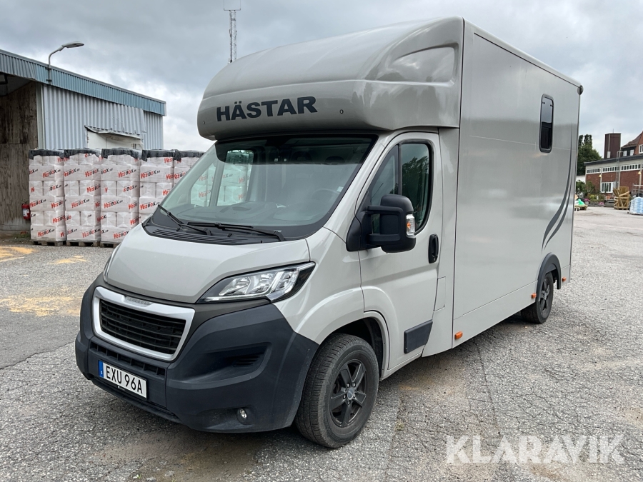 Hästlastbil B-kort Peugeot Clearround