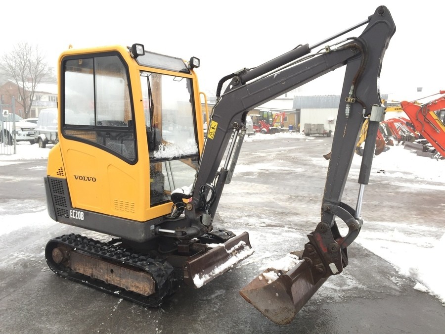 Minigrävare 2 ton med 2 skopor