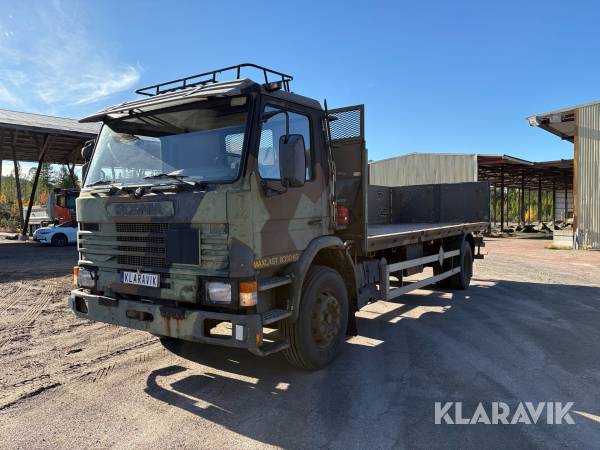 Lastbil Scania P93 flakbil