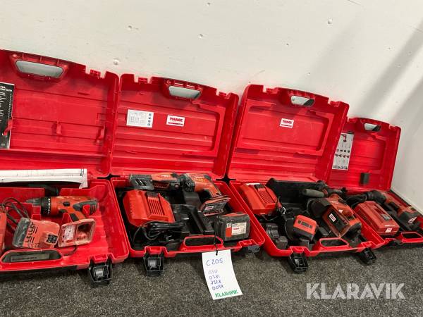 Handverktyg 4st olika Hilti