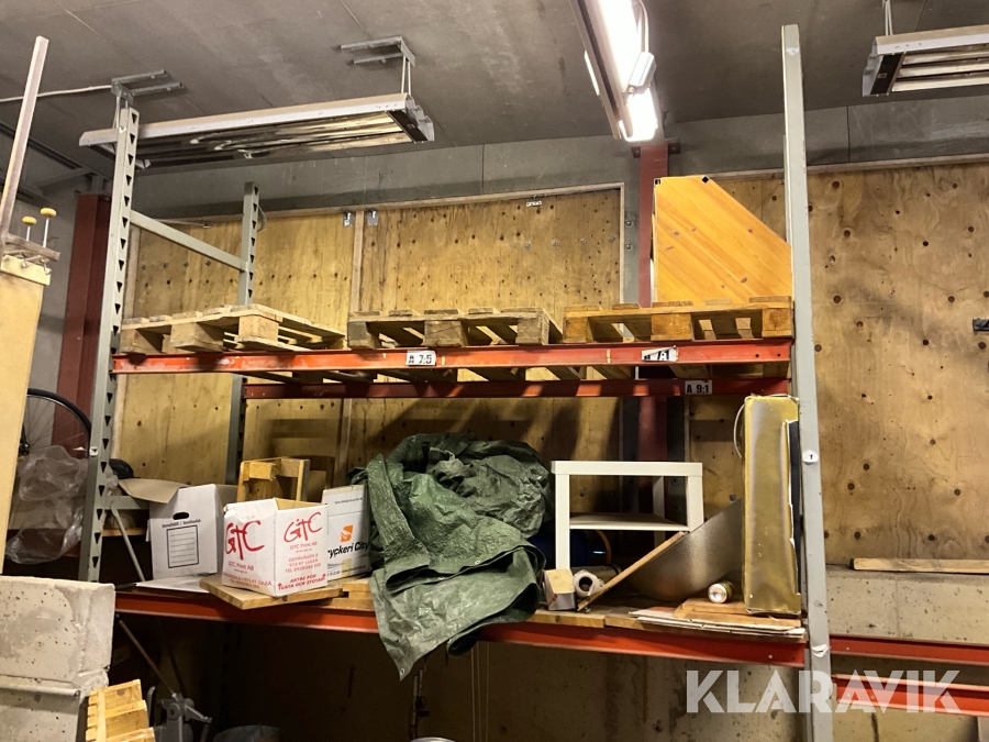 Pallställ 2 sektioner