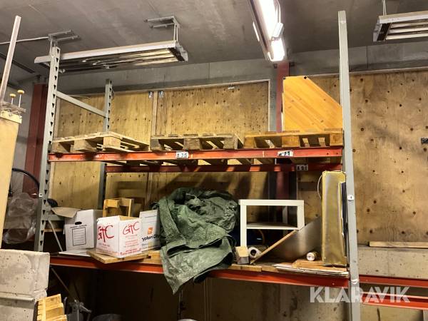 Pallställ 2 sektioner