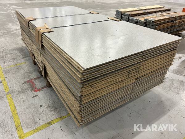 Spånskivegolv med laminerad yta Bergviksgolv 30 st