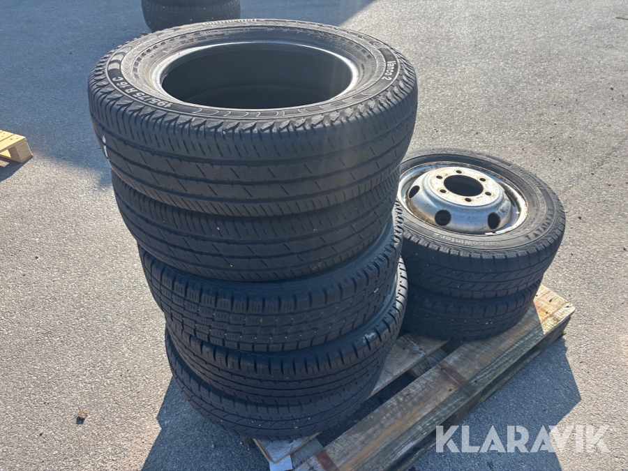 Diverse däck 195/75R16 7st