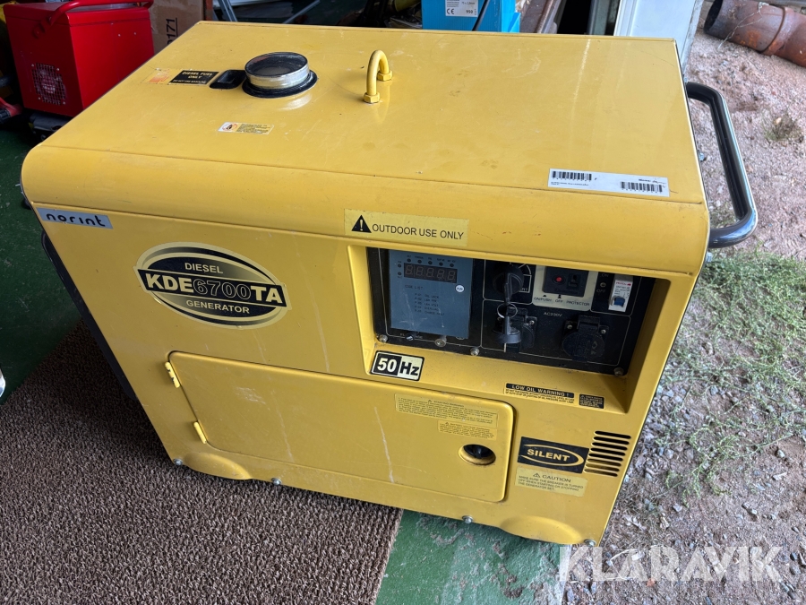 Elverk Kipor KDE6700TA