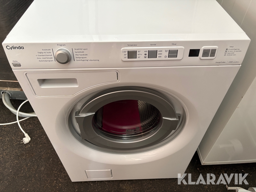 Tvättmaskin Cylinda SV-TVATT-N