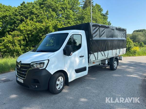 Flakbil Renault Master 3.5T 2.3 dCi 180hk med kapell