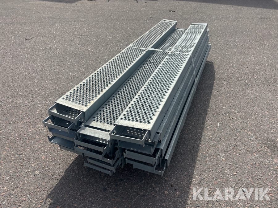 Stålplank till byggställning Haki 2500 mm