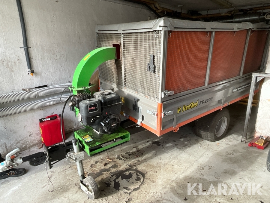 Lövsug kärra ForeSteel FT-2200