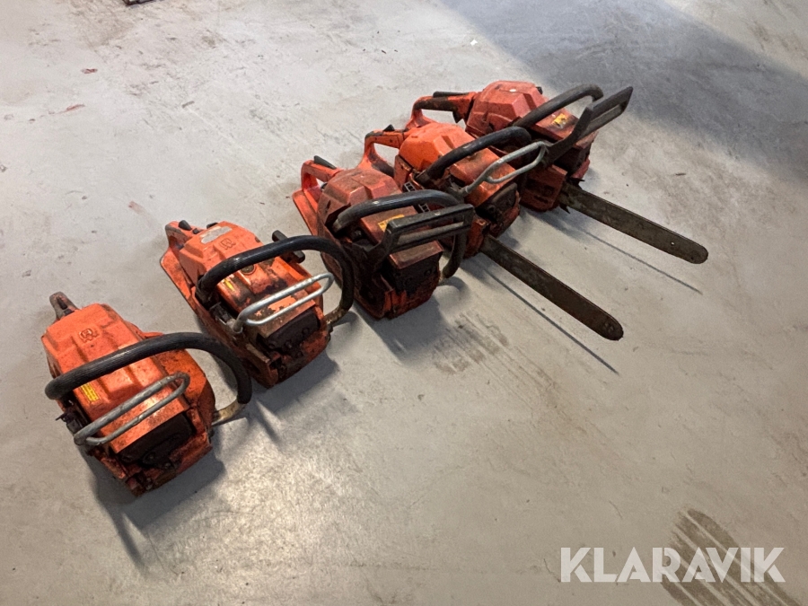 Parti med motorsågar Husqvarna varierande