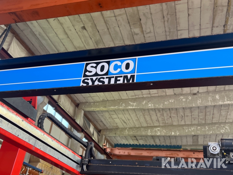 Palletteringsmaskin Soco system PRS 1212 med inplastare
