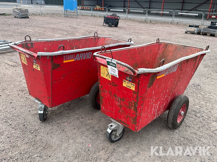 Fodervagn Starke Arvid 14000-PU 2 st