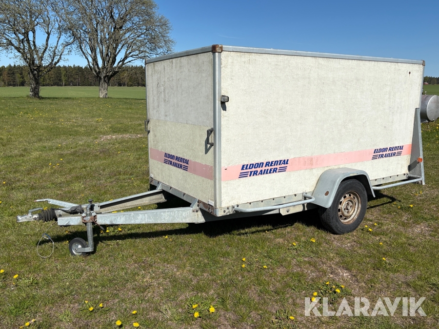 Skåpsläp Trailergruppen PW1331 1080kg