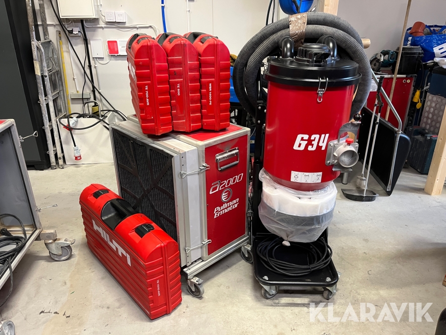 Paket med byggmaskiner