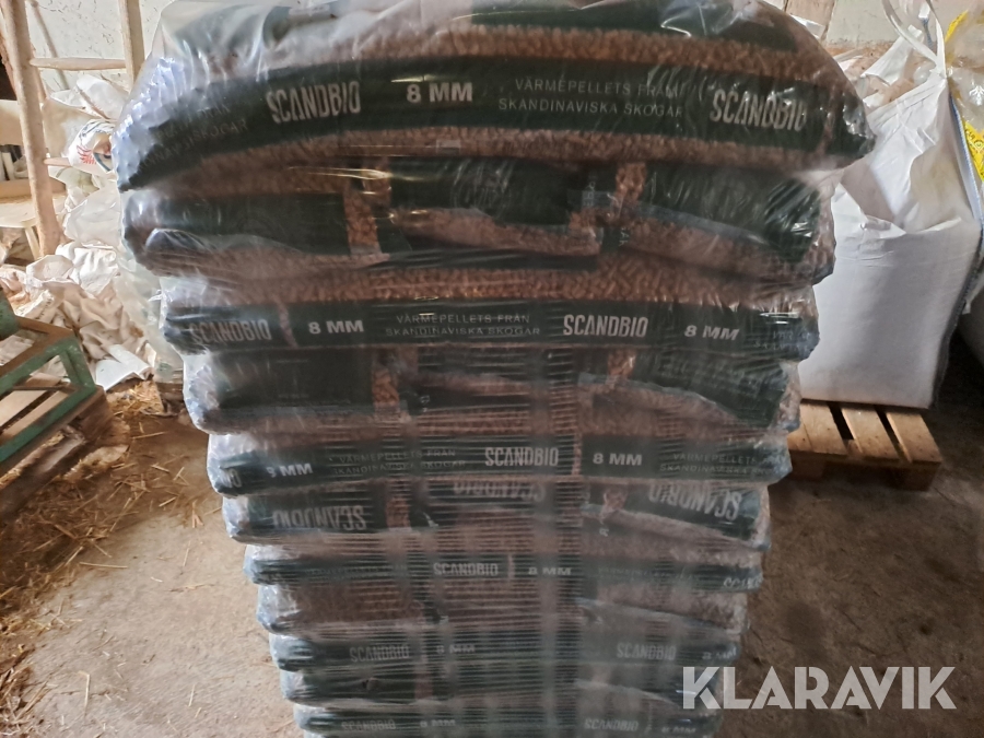 Värmepellets Scandbio 8mm 2st pall
