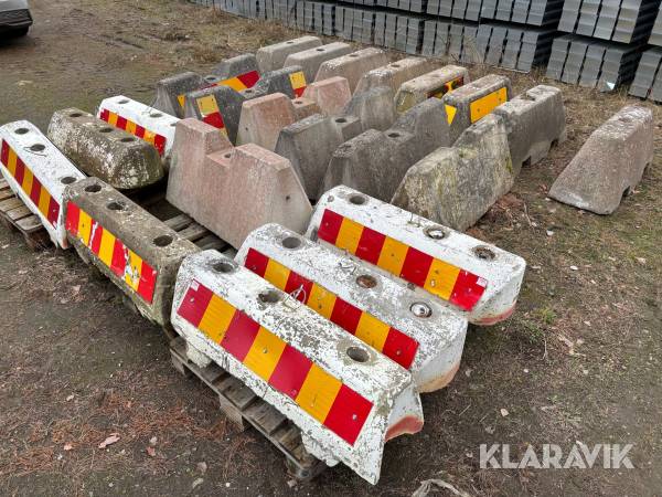 Betongsuggor - 22 st