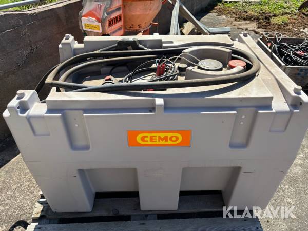 Dieseltank Cemo DT-mobil easy 430L med pump och 6m slang