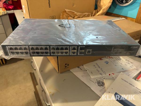 Smart switch Alhua Poe switch dual optical port 24