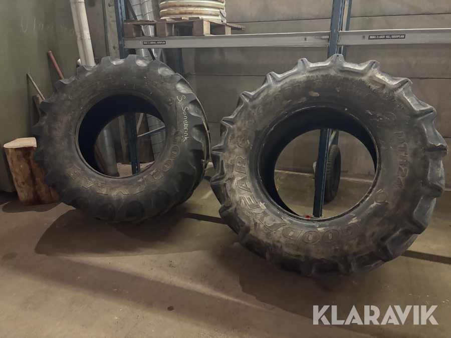 Däck Goodyear 600/65R28 för dubbelmontage 2 st