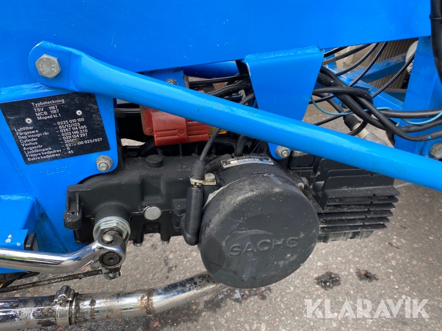 Flakmoped Crescent Sachs motor