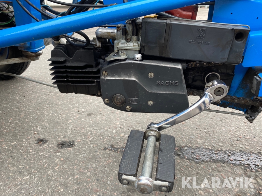 Flakmoped Crescent Sachs motor